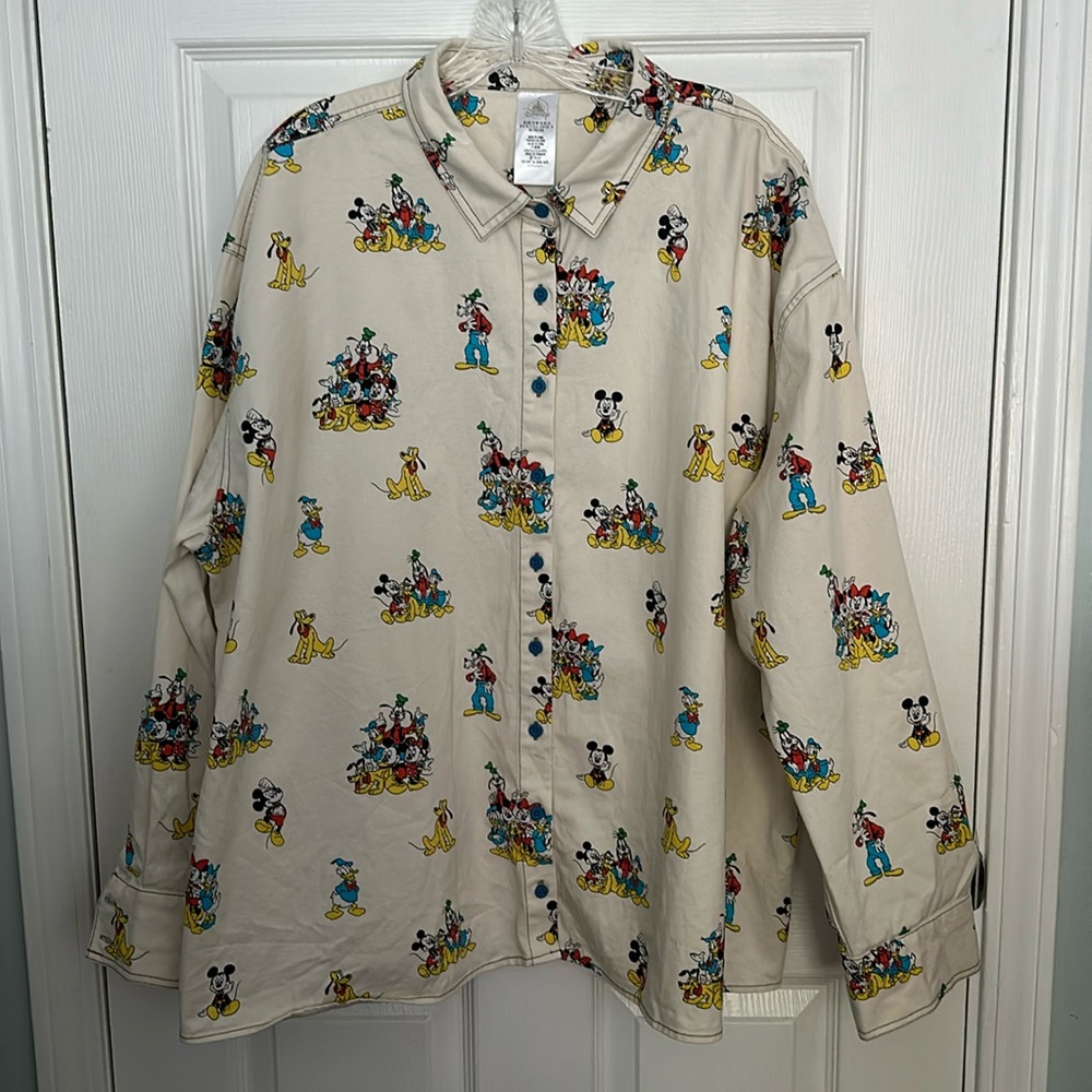Disney Button Down 100% Cotton - image 1